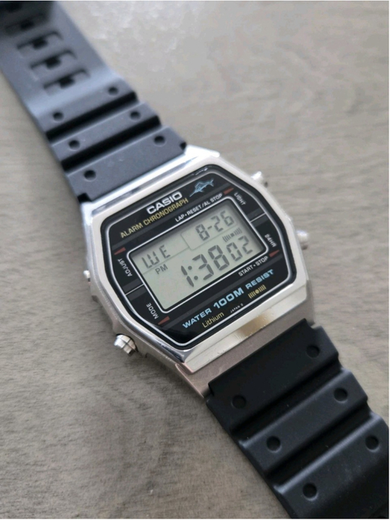 Casio Other - Rare Vintage Casio W-750 Men's Digital LCD Watch 1980s Great Must See Retro!!!